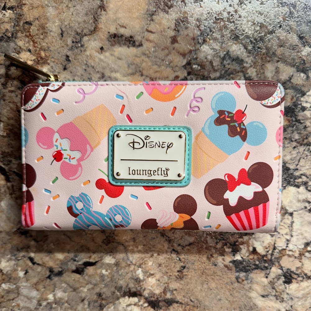 Disney Loungefly Ice Cream/Cupcake Wallet